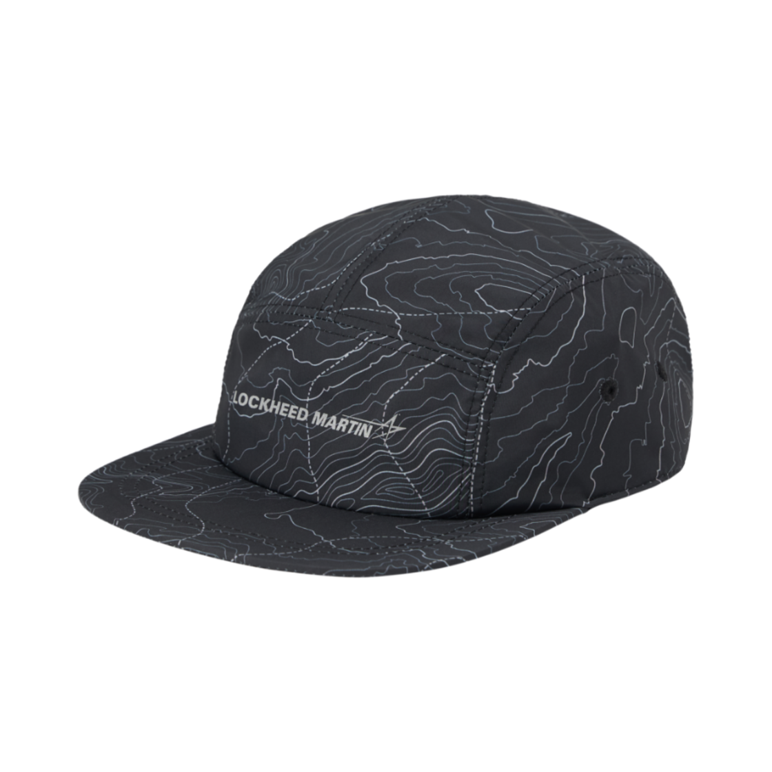 L31UAP020BLK LOCKHEED MARTIN LM Logo Nylon Camp Cap Black