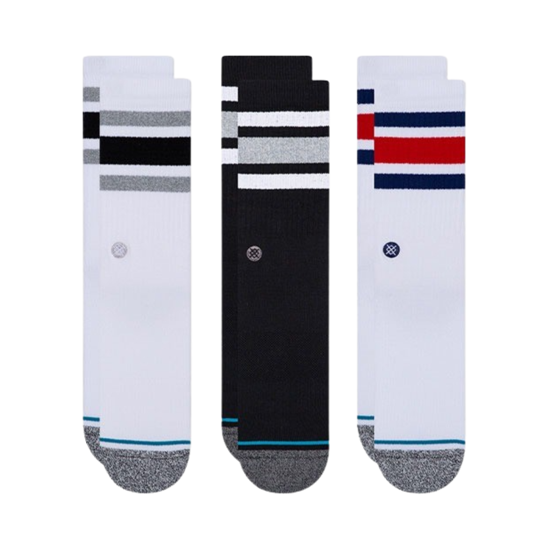 STC-A556A21TB3-MUL STANCE Cotton Crew 3 Pack Multi