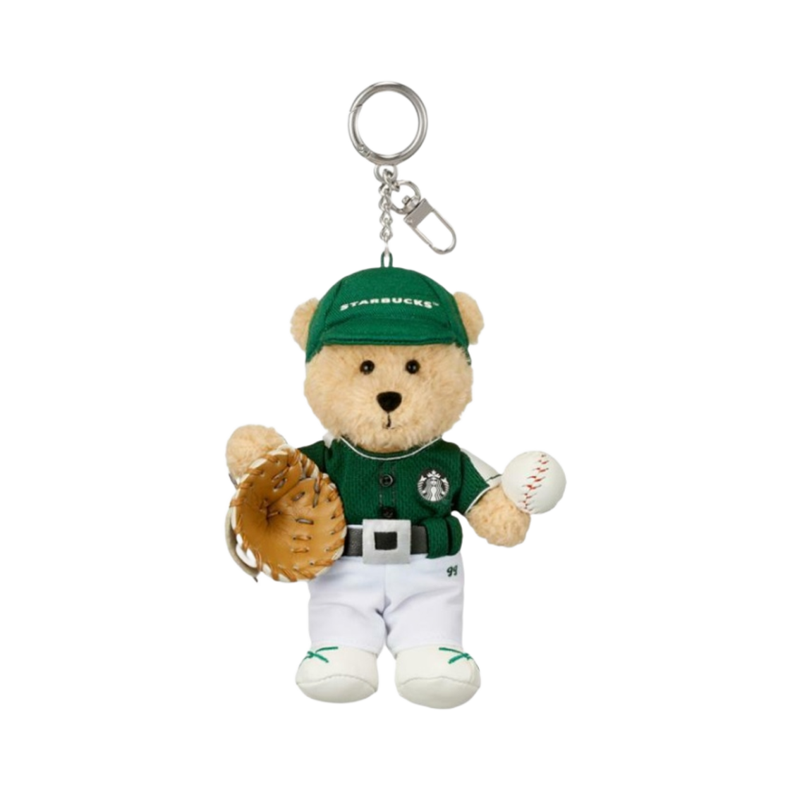 - Starbucks Baseball Bearista Keychain