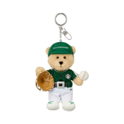 Starbucks Baseball Bearista Keychain