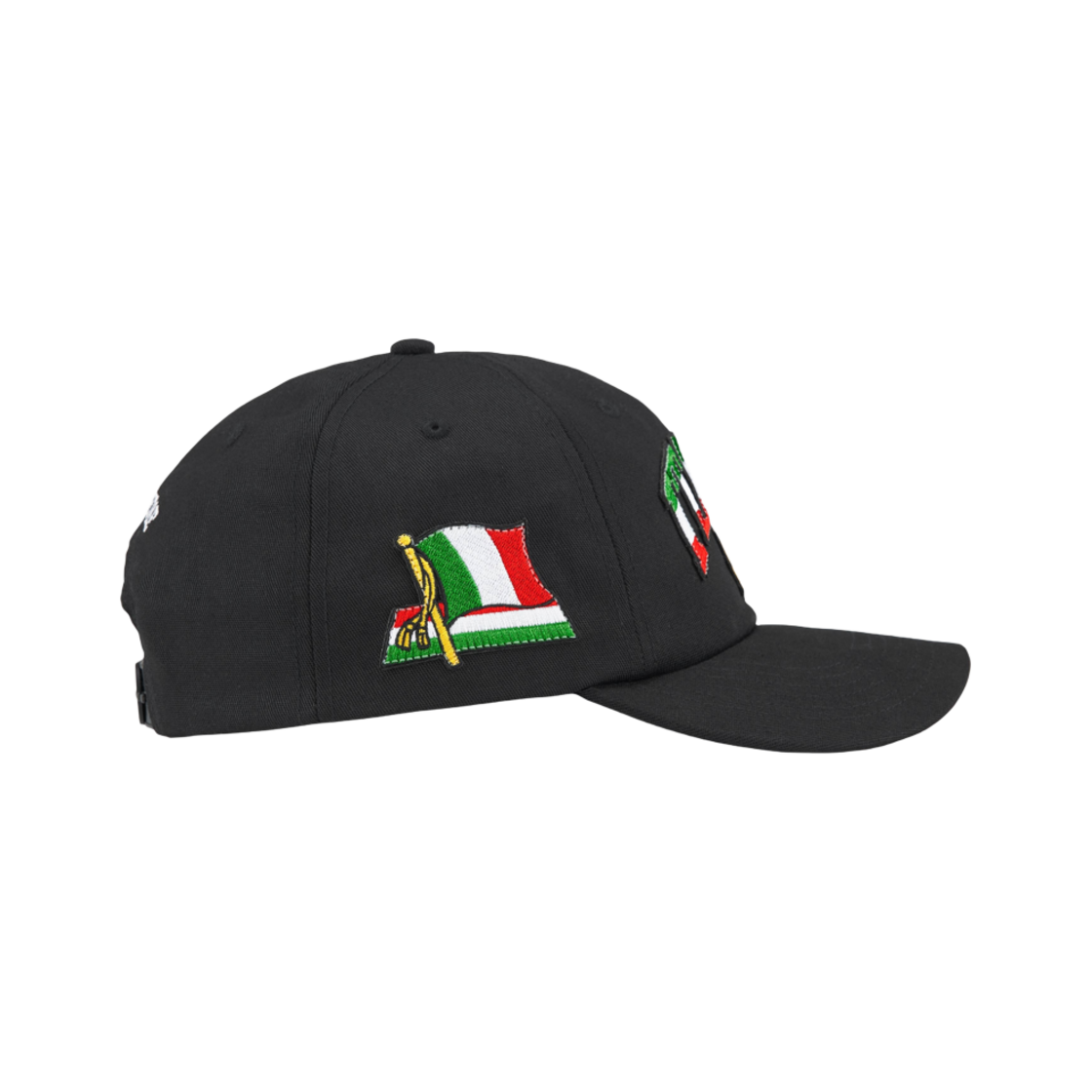 슈프림 이탈리아 6-패널 블랙 - 24SS(Supreme Italia 6-Panel Black - 24SS) - 2