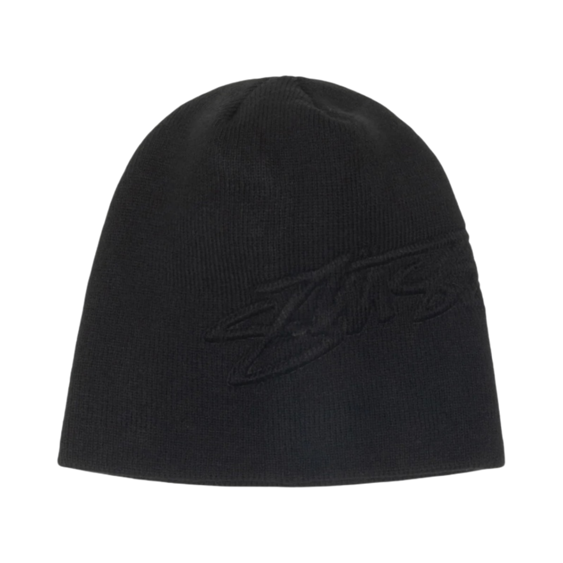 스투시 엠보스 스무스 스탁 스컬캡 비니 블랙 | Stussy | KREAM
