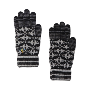(W) Vivienne Westwood Mud Orb Knitted Gloves Black