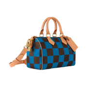Louis Vuitton Speedy 25 Bandouliere Damier Pop Blue