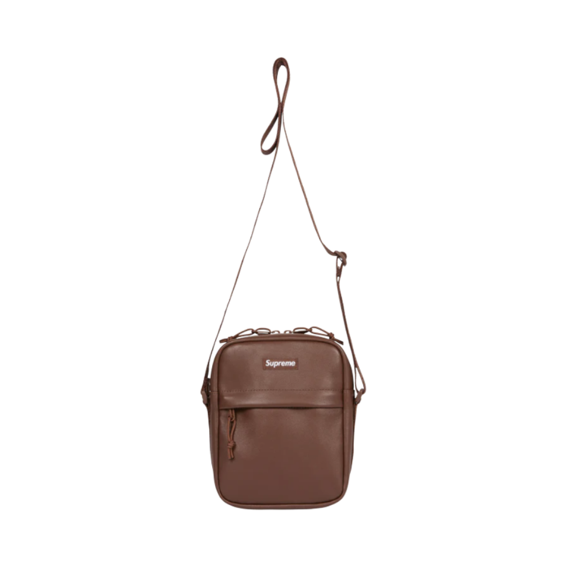 슈프림 레더 숄더백 브라운 - 24FW(Supreme Leather Shoulder Bag Brown - 24FW) - 3