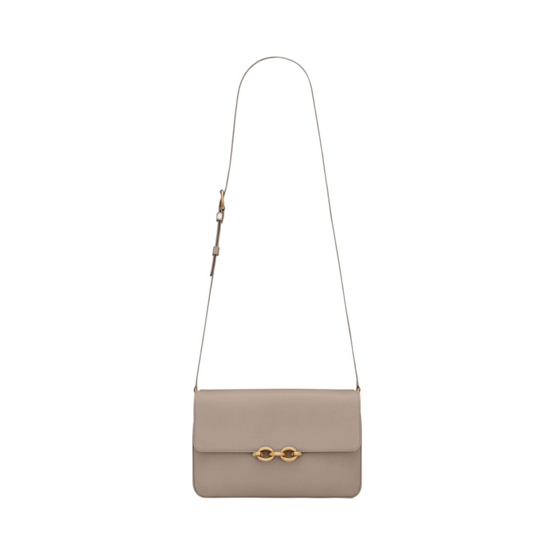 생로랑 르 메일론 사첼 스무스 레더 그레이쉬 브라운(Saint Laurent Le Maillon Satchel In Smooth Leather Greyish Brown) - 1