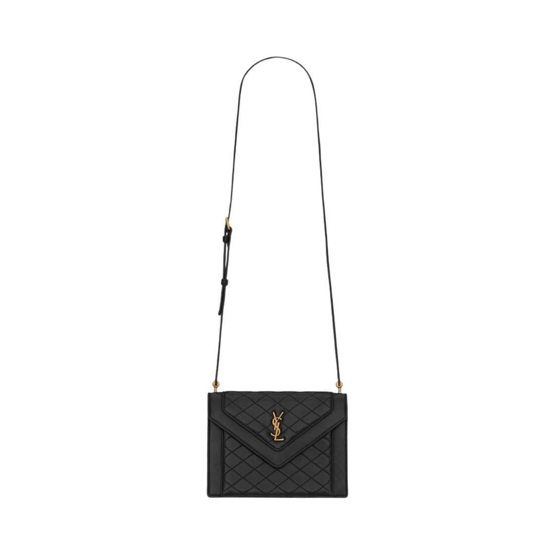 685574-1EL07-1000 Saint Laurent Gaby Mini Satchel in Quilted Lambskin Noir