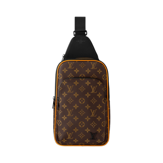 Louis Vuitton Avenue Sling Bag Monogram Macassar Saffron Orange
