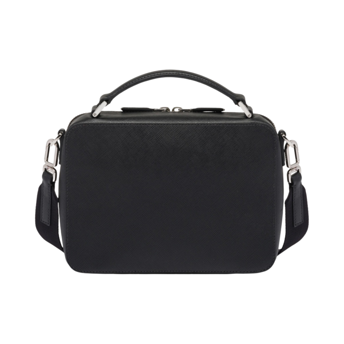프라다 사피아노 레더 브리크 백 블랙(Prada Saffiano Leather Brique Bag Black) - 3
