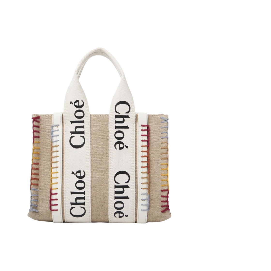 끌로에 우디 스몰 토트백 화이트(Chloe Woody Small Tote Bag White) - 2