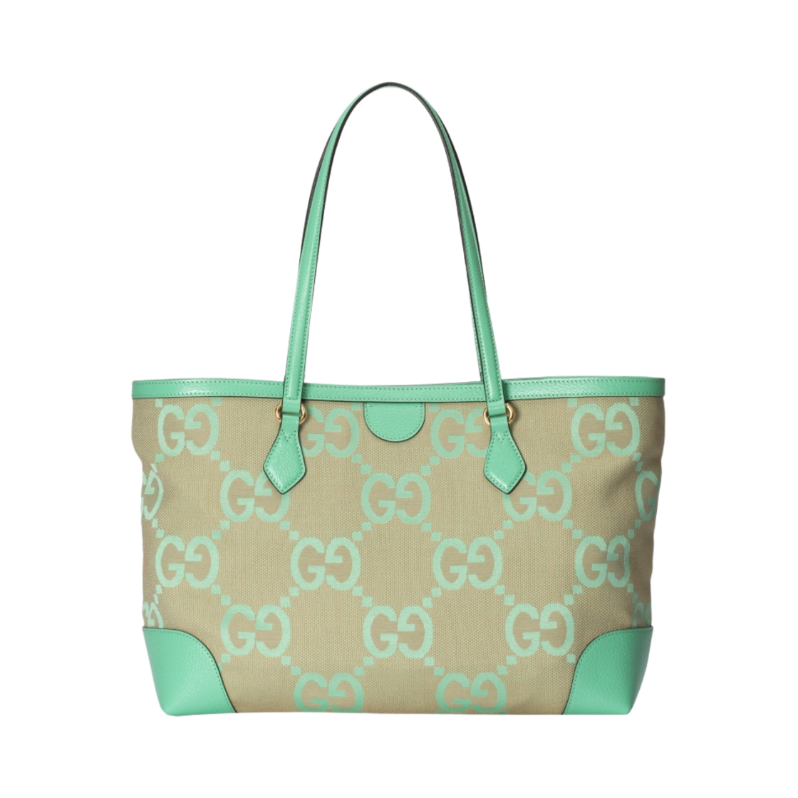 구찌 오피디아 점보 GG 미디움 토트백 베이지 그린 민트(Gucci Ophidia Jumbo GG Medium Tote Bag Beige Green Mint) - 3