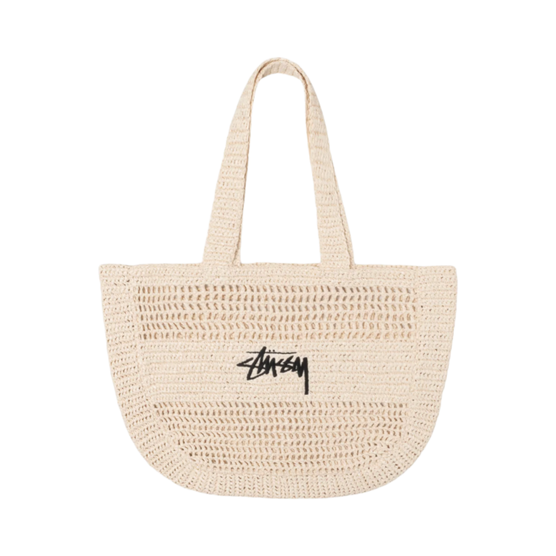 134263 Stussy Woven Tote Bag Ivory