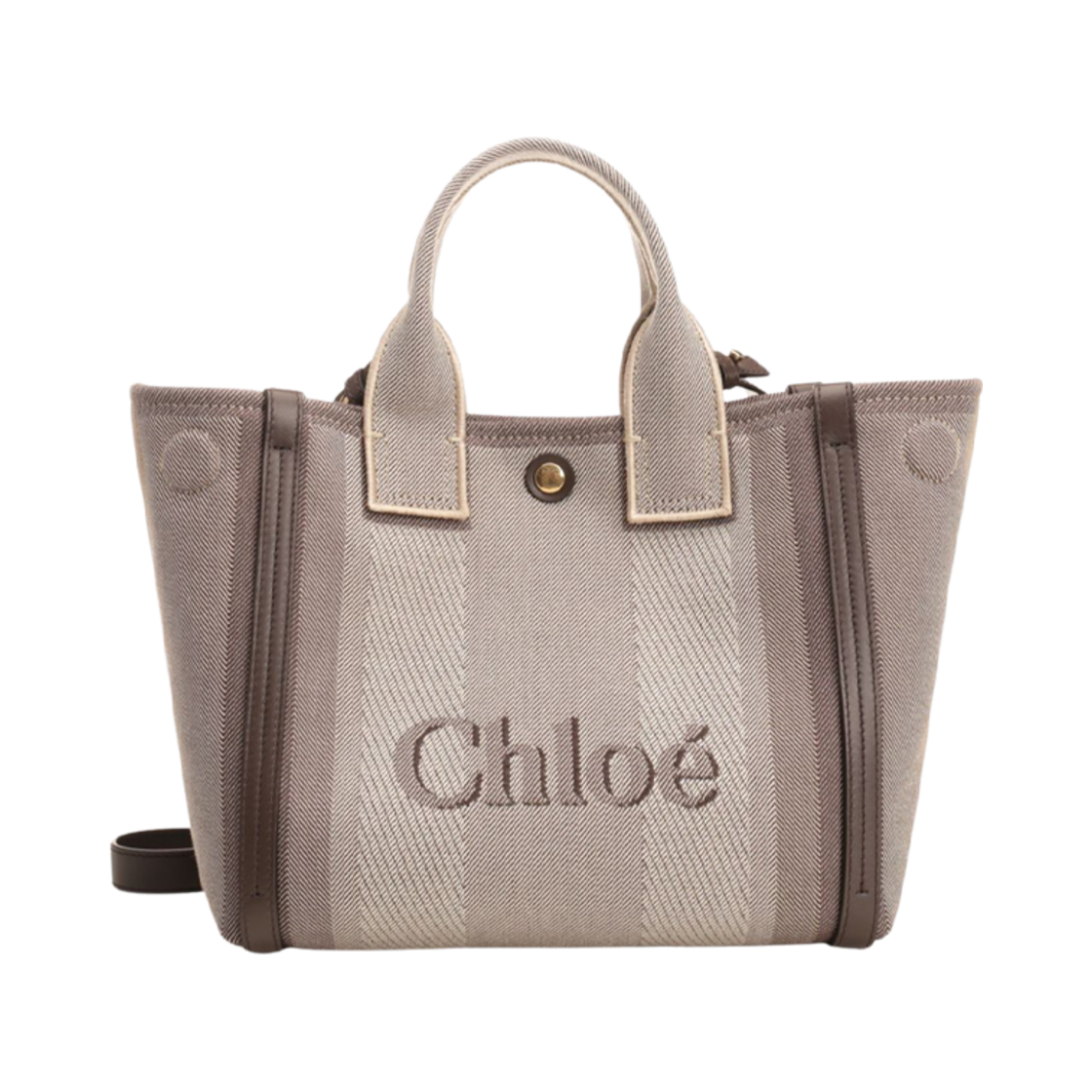 CHC25SS911O6524X Chloe Carry Tote Bag Gray Brown