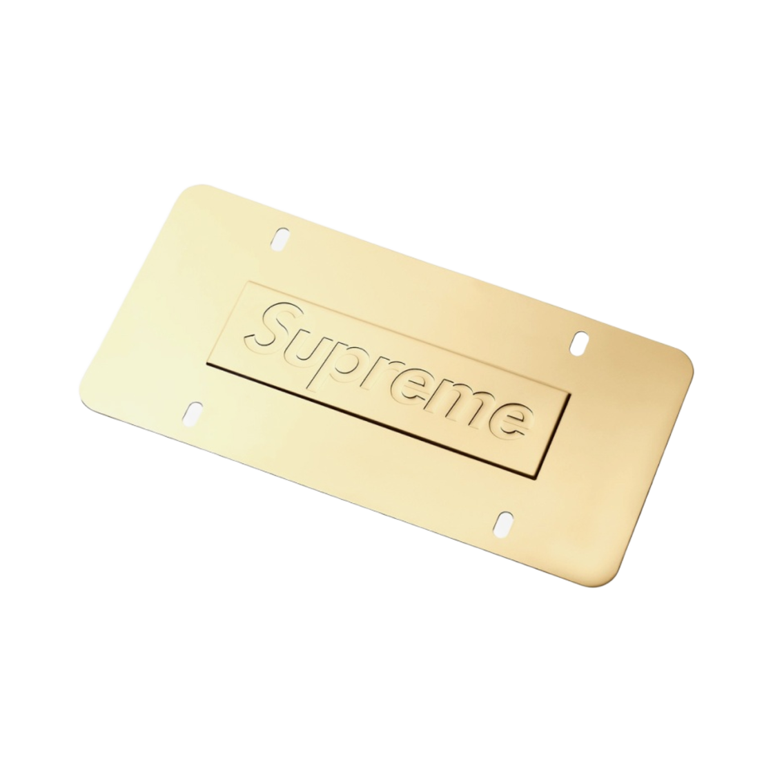슈프림 체인 라이센스 플레이트 프레임 골드 - 18FW(Supreme Chain License Plate Frame Gold - 18FW) - 4