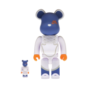 Bearbrick x Nike SB 2018 100% & 400% Set White Blue