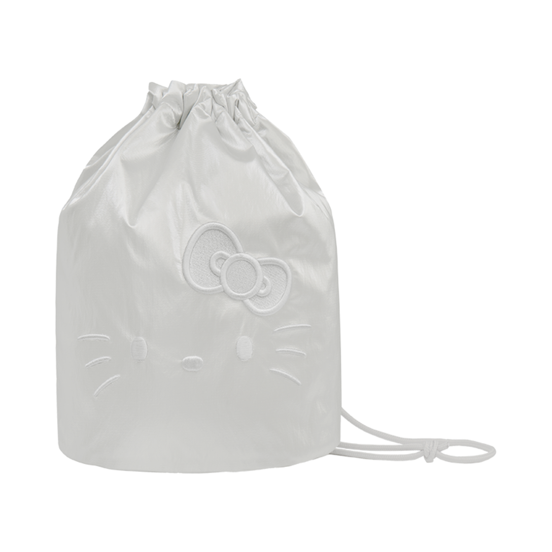 0JSQ1BP04WHF_01 Joseph&Stacey Sleek String Backpack Hello Kitty White