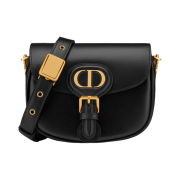 Dior Small Bobby Bag Box Calfskin Black Gold