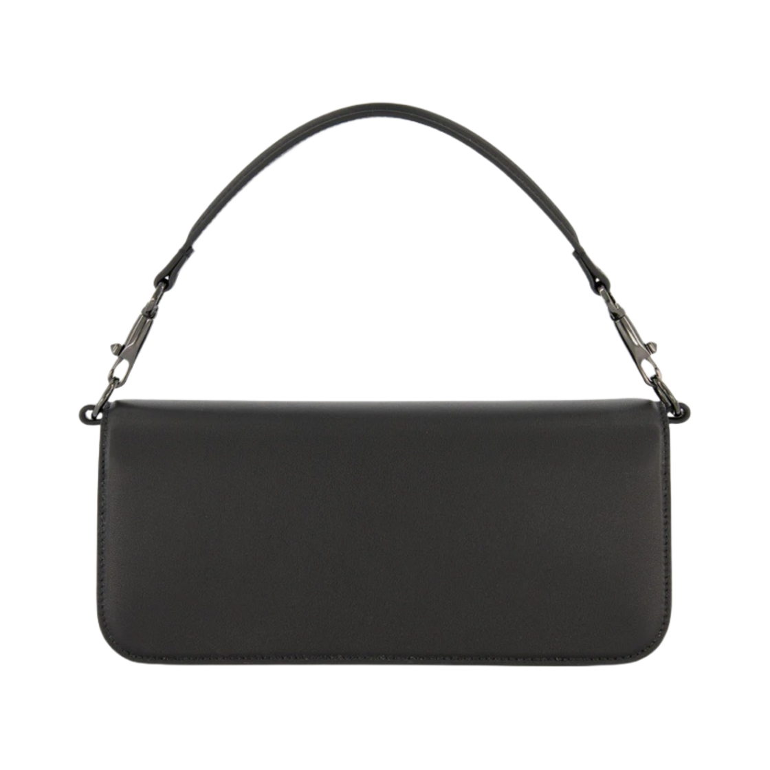 발렌티노 브이로고 시그니쳐 카프스킨 로코 숄더백 블랙(Valentino Vlogo Signature Calfskin Loco Shoulder Bag Black) - 3
