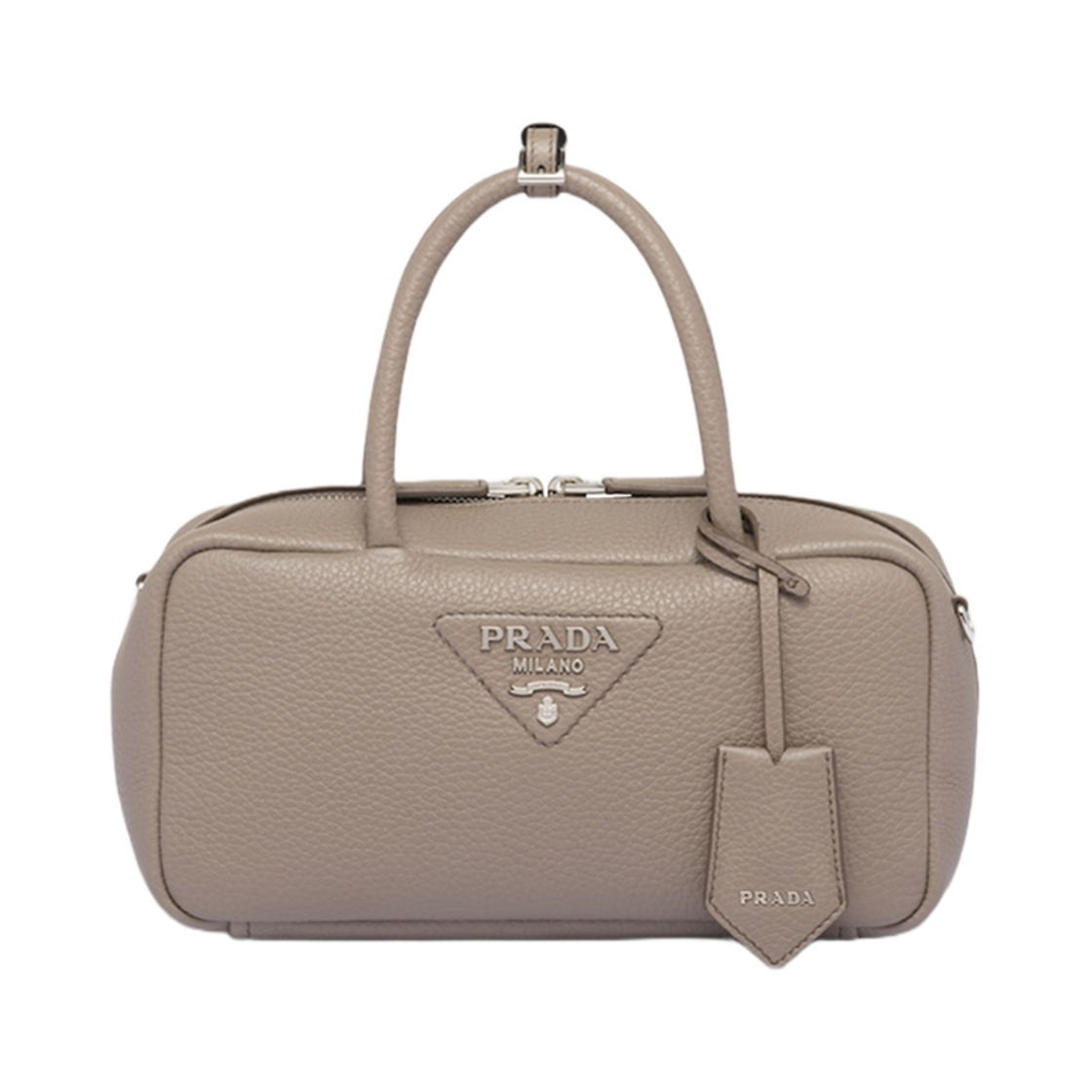 프라다 레더 탑 핸들 백 클레이(Prada Leather Top-Handle Bag Clay) - 1