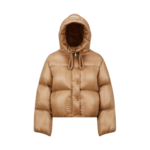 (W) Moncler Borey Short Down Jacket Camel Beige - 24FW