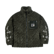 Garments Fab Heavy EMB Padded Fur Jacket Khaki