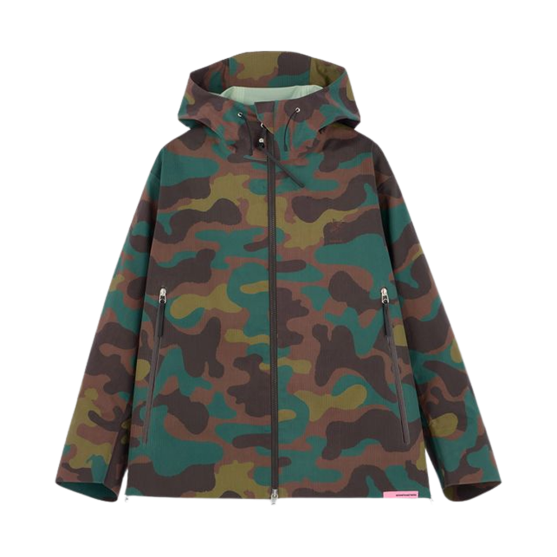 GL05702MC Goldwin x OAMC 3-Layer Hooded Jacket Green Camouflage