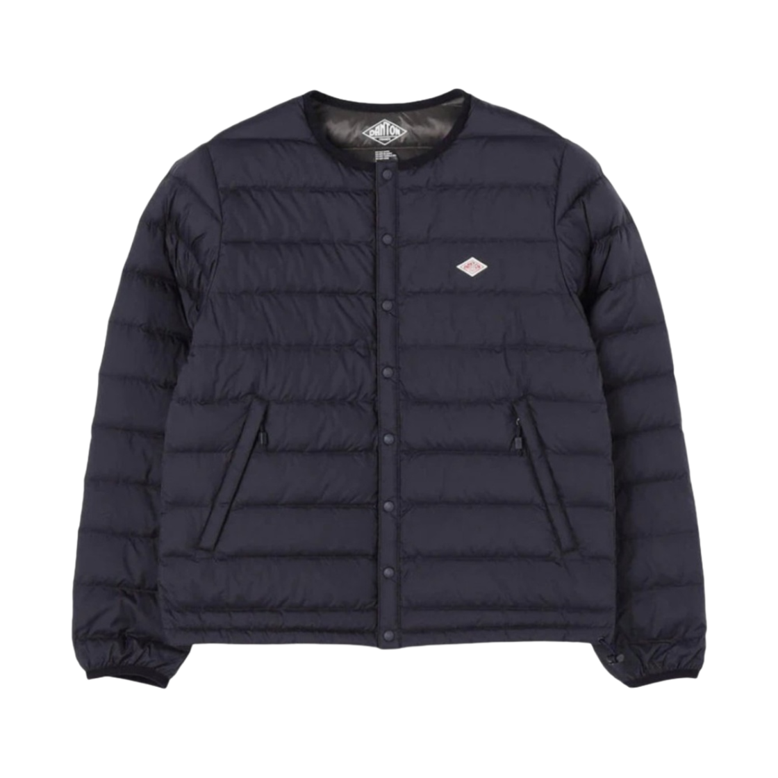 (W) 단톤 이너 크루넥 자켓 네이비((W) Danton Inner Crewneck Jacket Navy) - 1