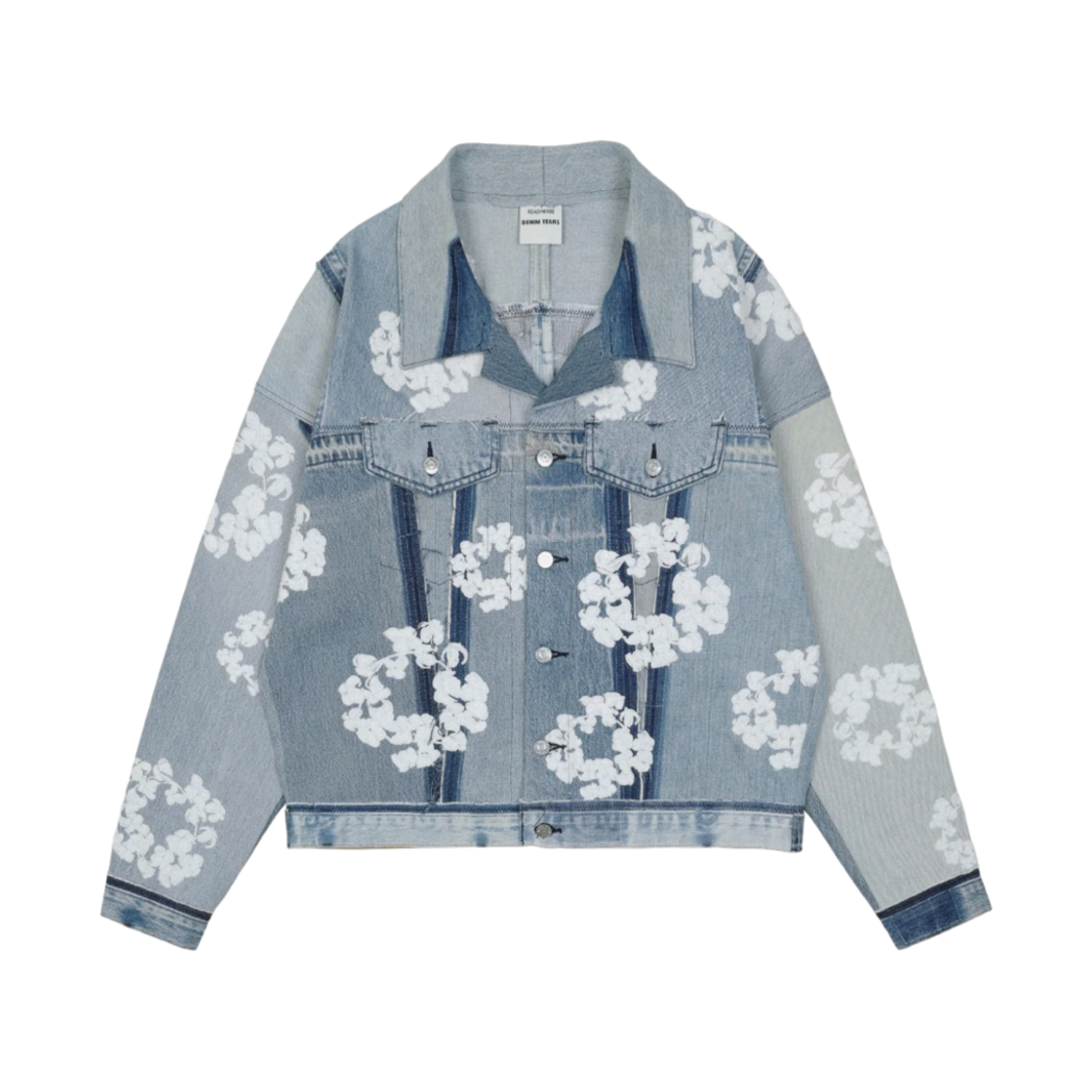 RM-K01-0000-124 Denim Tears x Readymade Cotton Wreath Track Jacket Blue