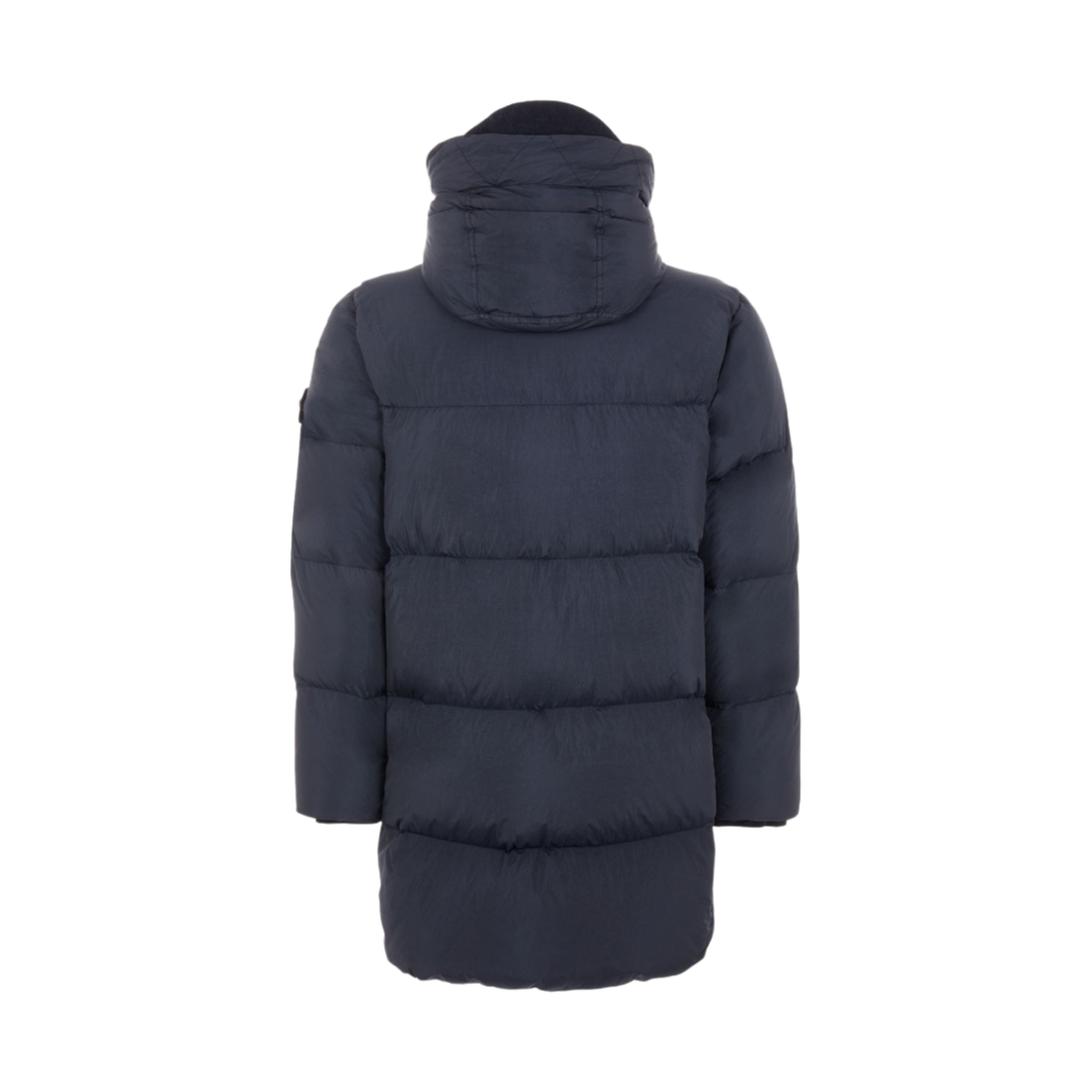 스톤 아일랜드 70123 크링클랩스 후드 롱 다운 자켓 네이비 블루 - 21FW(Stone Island 70123 Crinkle Reps Hooded Long Down Jacket Navy Blue - 21FW) - 2