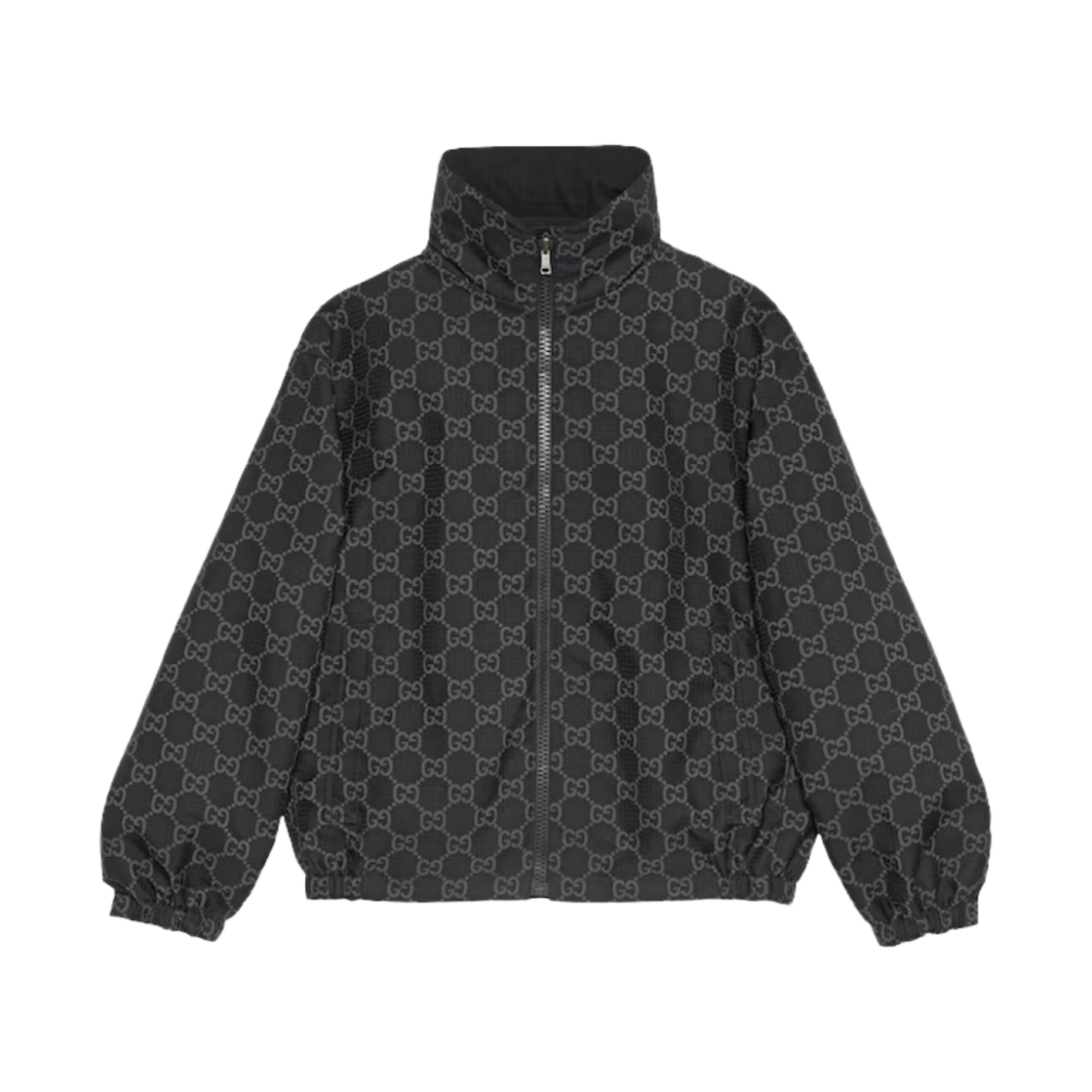 구찌 리버서블 GG 립스탑 나일론 자켓 블랙(Gucci Reversible GG Ripstop Nylon Jacket Black) - 2