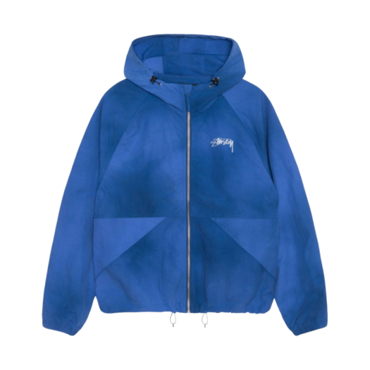 스투시 웨이브 다이 비치 쉘 자켓 마룬 | Stussy | KREAM