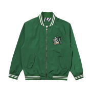 Malbon Golf Tiger Buckets Stadium Jacket Green