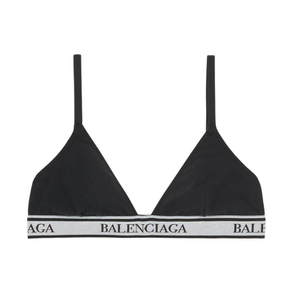 (W) 발렌시아가 엘라스틱 브라 블랙((W) Balenciaga Elastic Bra Black) - 1