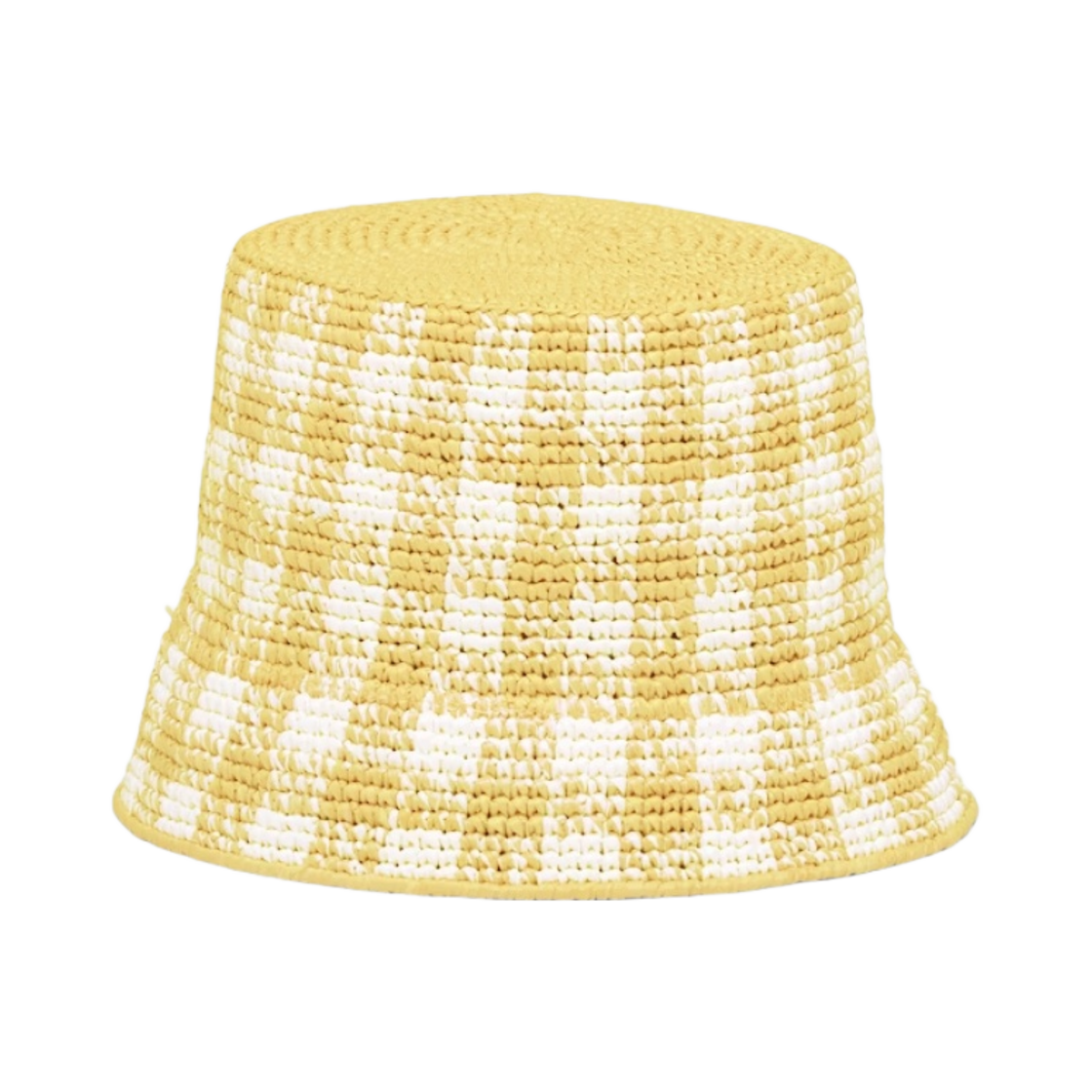 (W) 프라다 크로쉐 버킷햇 시트론 옐로우((W) Prada Crochet Bucket Hat Citron Yellow) - 2