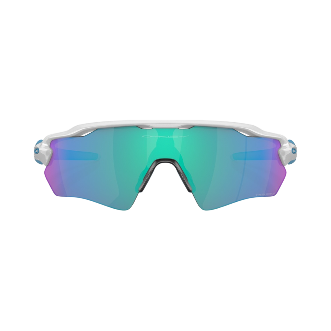 (유스) 오클리 레이더 EV XS 패스 폴리쉬드 화이트 프레임 프리즘 사파이어 렌즈 하이 브릿지 핏((Youth) Oakley Rader EV XS Path Polished White Frame Prizm Sapphire Lenses High Bridge Fit) - 2
