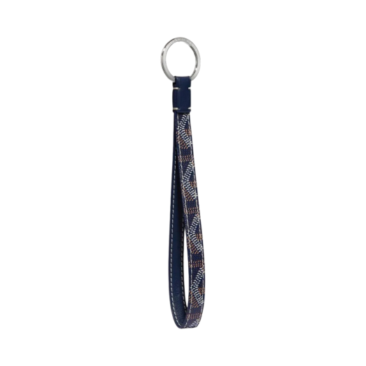 APMSESAME-12 Goyard Sesame Strap Keyring Navy