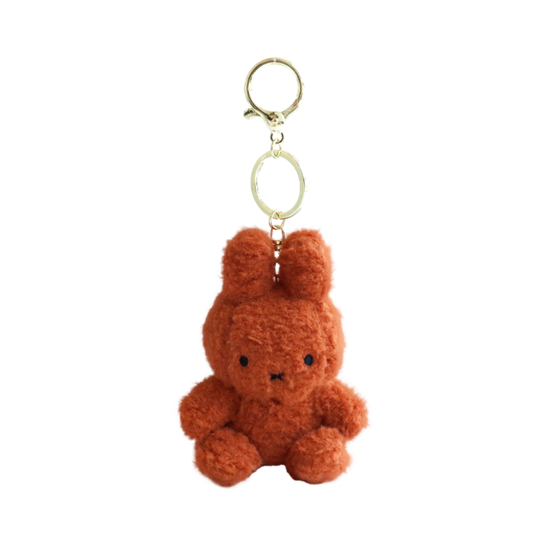 2768-50 Many a Little Miffy Sitting Creamy Key Ring Brown