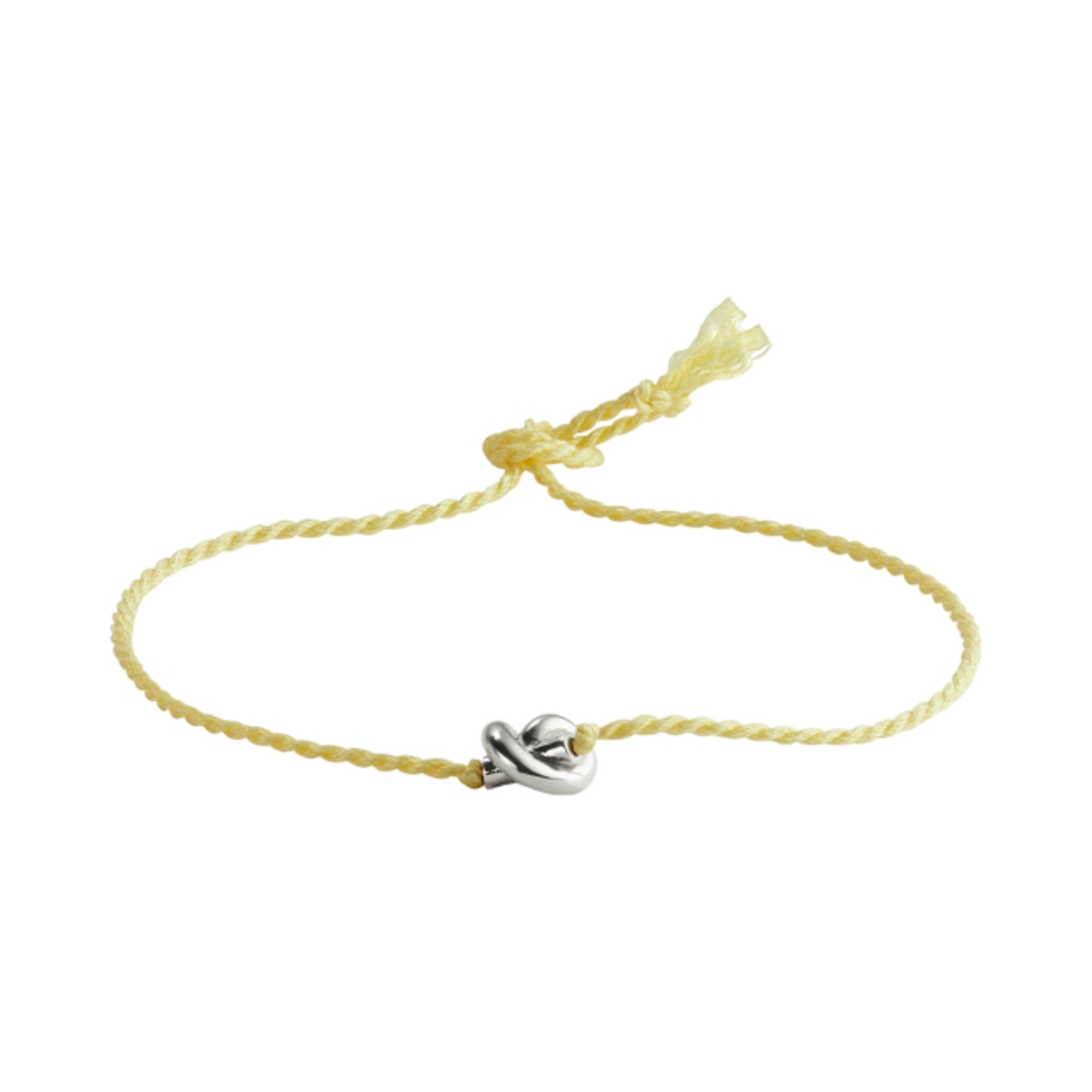 보테가 베네타 프렌드쉽 실크 브레이슬릿 실버 라이트하우스(Bottega Veneta Friendship Silk Bracelet Silver Lighthouse)