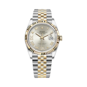 Rolex Datejust 36mm 126233 Silver Roman Diamond-Set Jubilee