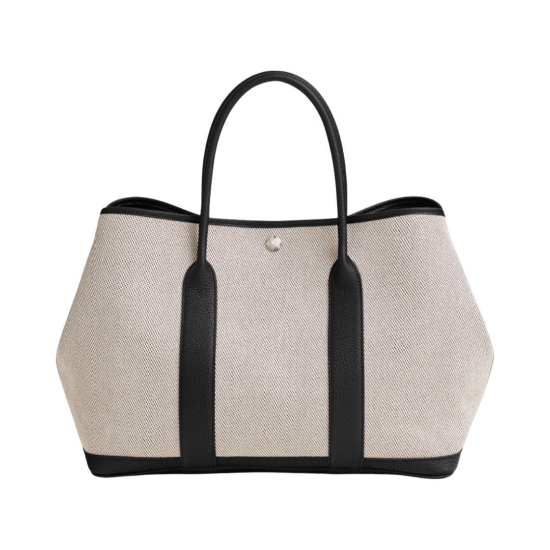 에르메스 가든 파티 36 백 캔버스 & 팔라듐 하드웨어 에크류 까시스 누아(Hermes Garden Party 36 Bag Canvas & Palladium Ecru Cassis Noir) - 1