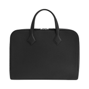 Hermes Victoria Light Briefcase Togo & Palladium Noir