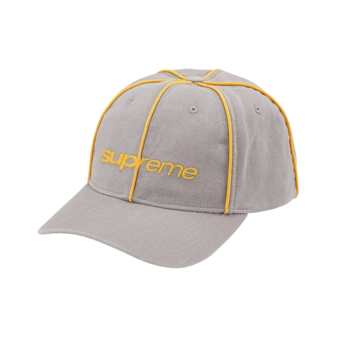 슈프림 파이핑 6-패널 캡 그레이 - 22FW(Supreme Piping 6-Panel Grey - 22FW) - 1