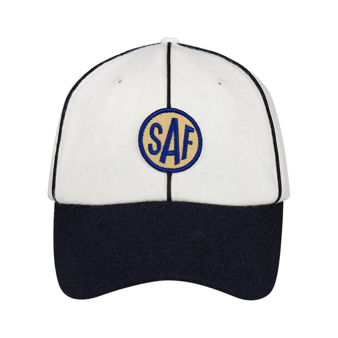 saf00590 Safarispot Authentic Scout Wappen Ball Cap - White/Navy