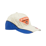 Diesel C-Pavel Logo Patches Baseball Cap White