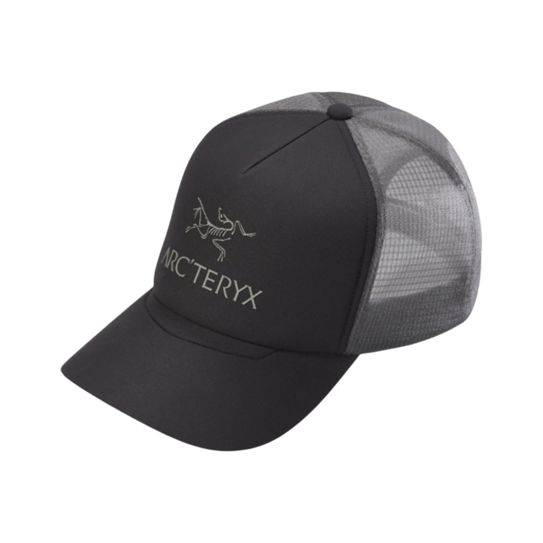 아크테릭스 버드 워드 트러커 커브드 햇 블랙 그래파이트(Arc'teryx Bird Word Trucker Curved Hat Black Graphite)