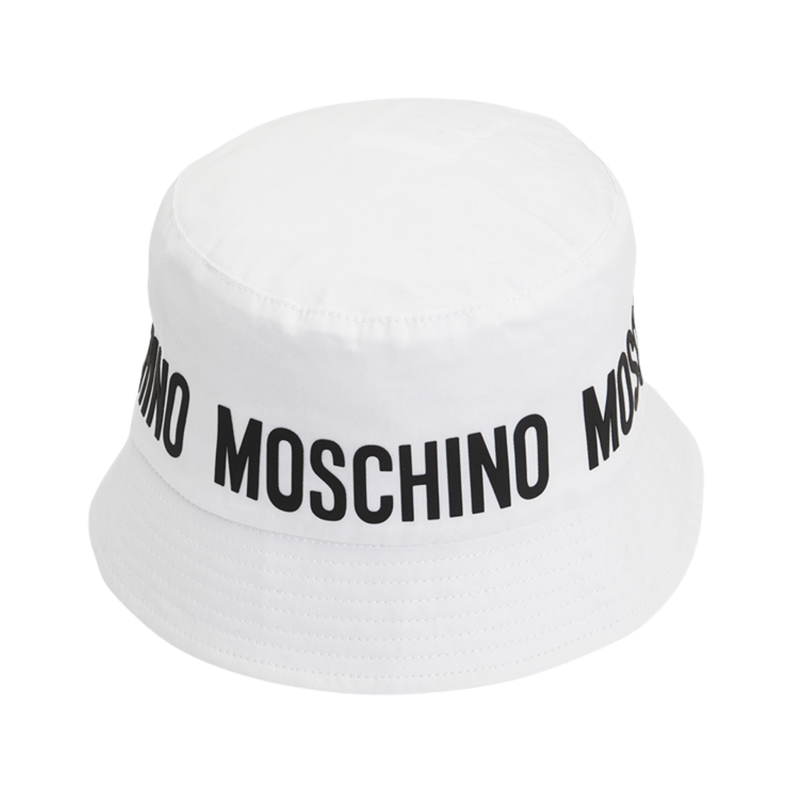 (키즈) 모스키노 버킷햇 화이트((Kids) Moschino Bucket Hat White)