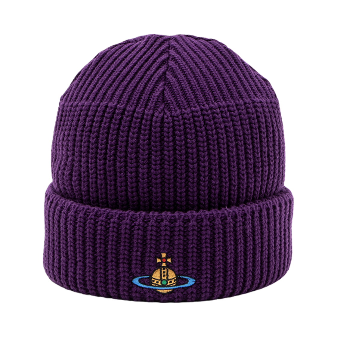 비비안 웨스트우드 스포티 니트 햇 퍼플(Vivienne Westwood Sporty Knit Hat Purple) - 1