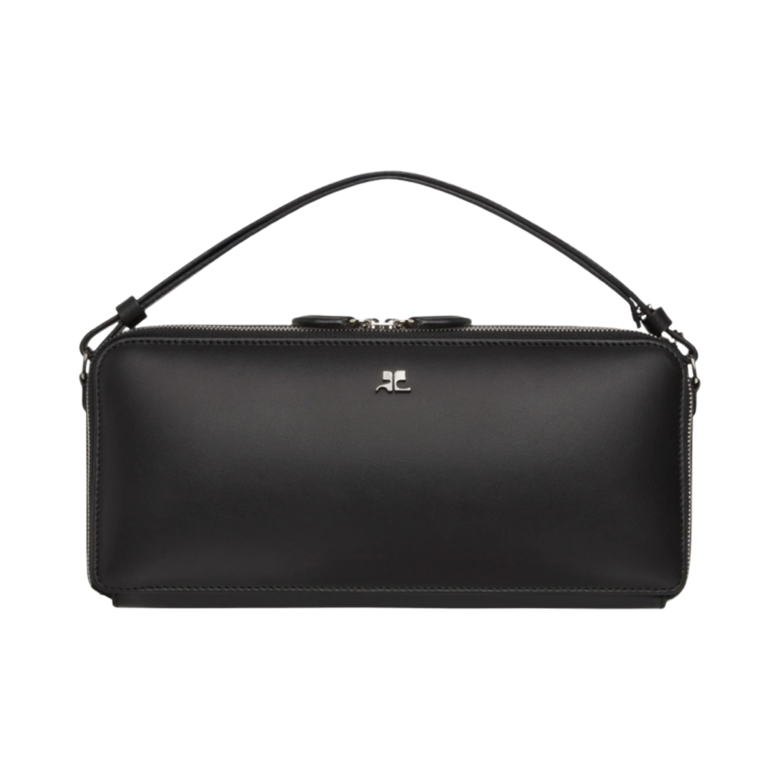 323GSA059CR00109999 Courreges Cloud Leather Baguette Black