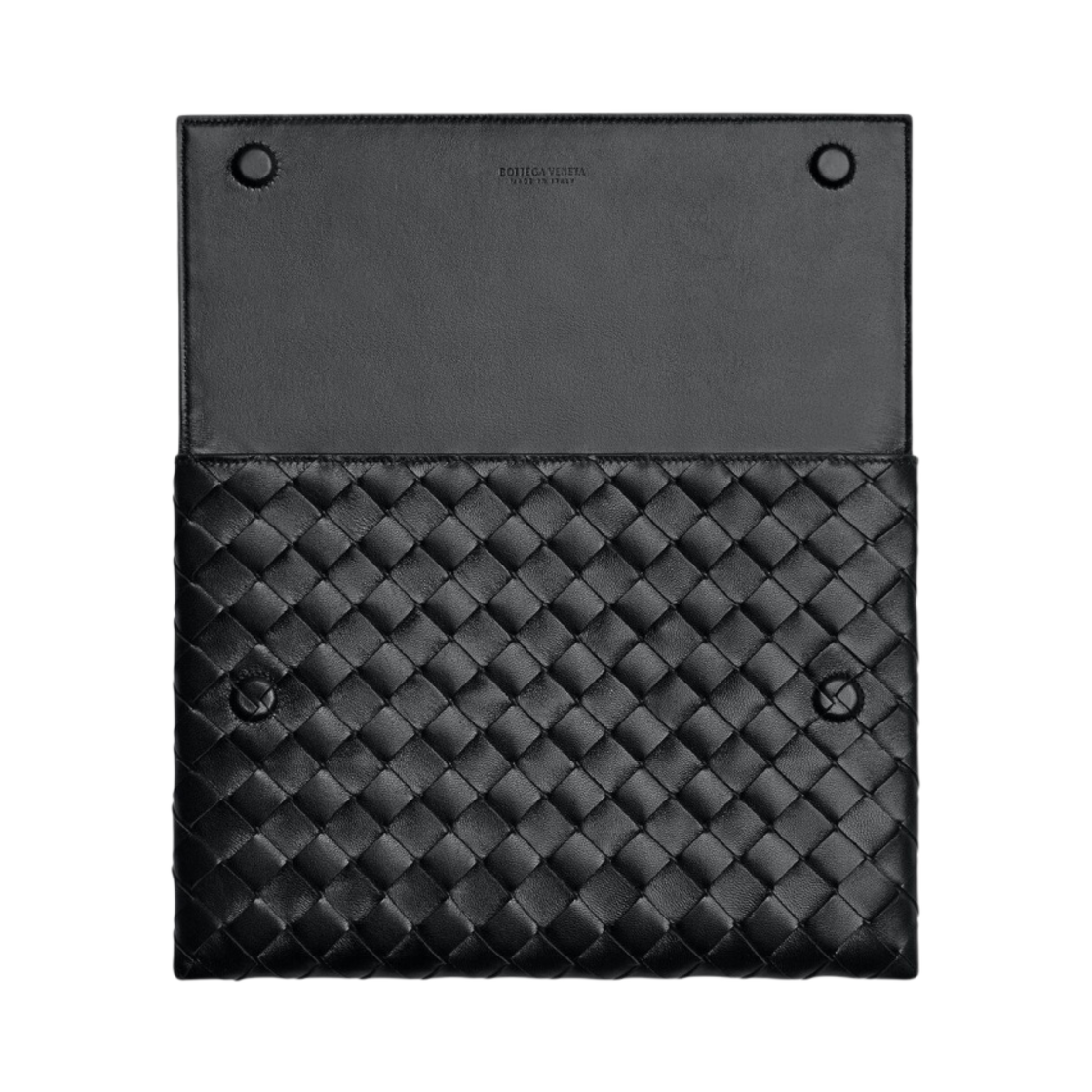 보테가 베네타 플랩 파우치 블랙(Bottega Veneta Flap Pouch Black) - 2