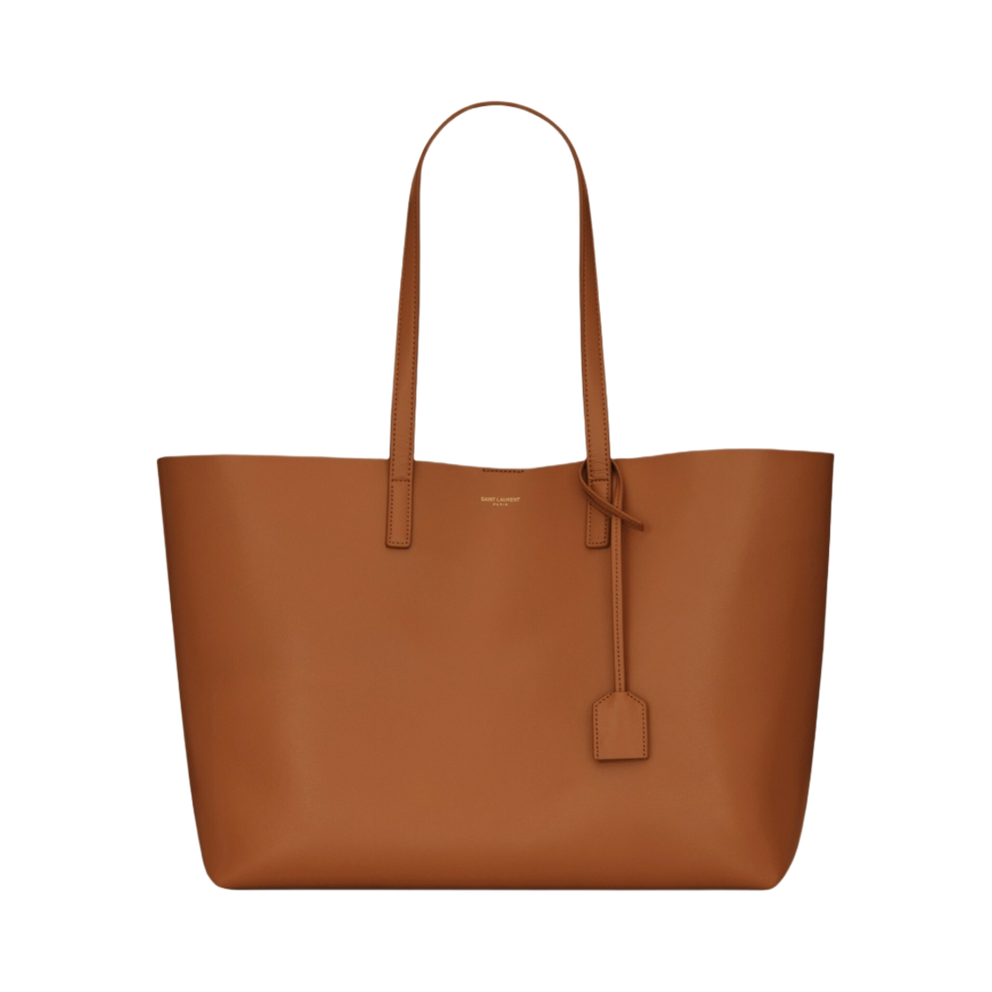 생로랑 쇼핑 백 E/W 서플 레더 브릭(Saint Laurent Shopping Bag Saint Laurent E/W In Supple Leather Brick) - 1